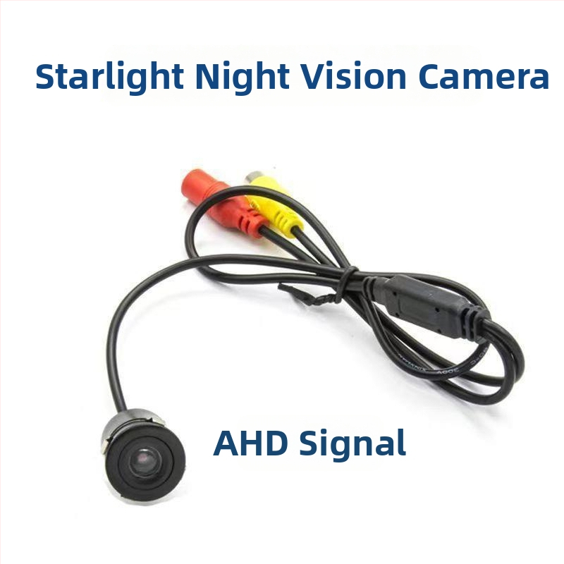 Univerzálna AHD cúvacia kamera do auta, okrúhla Ø18,5 mm, HD, nočné videnie, CCD, cúvacia kamera, navigácia