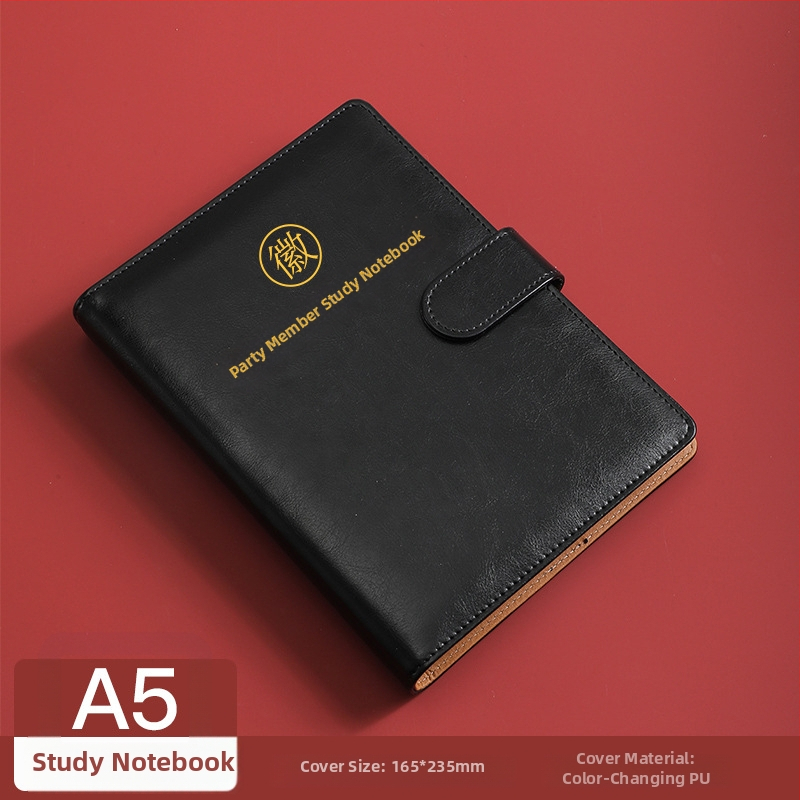 Študijný zošit A5 s voľnými listami pre členov skupiny – darčeková sada s personalizovaným logom