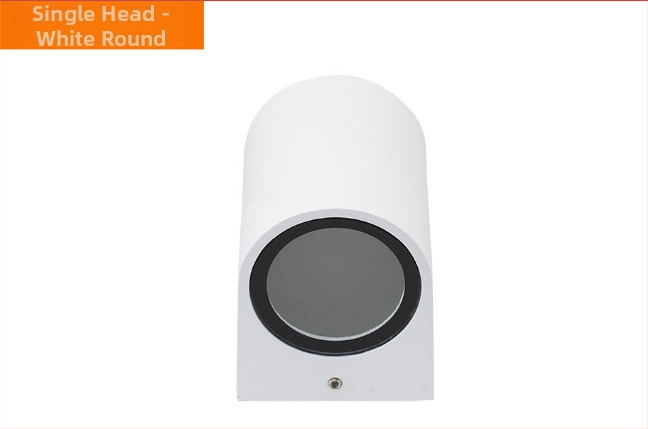 Εξωτερικό φωτιστικό τοίχου LED, 6W/12W/20W, IP65 αδιάβροχο, διπλής κεφαλής πάνω/κάτω φωτισμός, αλουμινένιο σώμα, 220V, γωνία δέσμης 120°, χωρίς δυνατότητα ρύθμισης φωτεινότητας