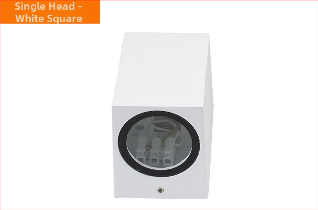 Εξωτερικό φωτιστικό τοίχου LED, 6W/12W/20W, IP65 αδιάβροχο, διπλής κεφαλής πάνω/κάτω φωτισμός, αλουμινένιο σώμα, 220V, γωνία δέσμης 120°, χωρίς δυνατότητα ρύθμισης φωτεινότητας