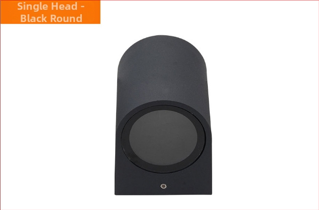 Εξωτερικό φωτιστικό τοίχου LED, 6W/12W/20W, IP65 αδιάβροχο, διπλής κεφαλής πάνω/κάτω φωτισμός, αλουμινένιο σώμα, 220V, γωνία δέσμης 120°, χωρίς δυνατότητα ρύθμισης φωτεινότητας