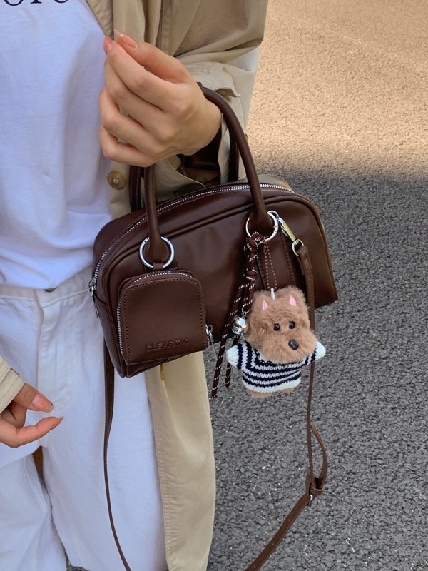 Ženska torba Boston visoke kvalitete, retro stil, svakodnevna i svestrana, s jednom naramenicom i crossbody
