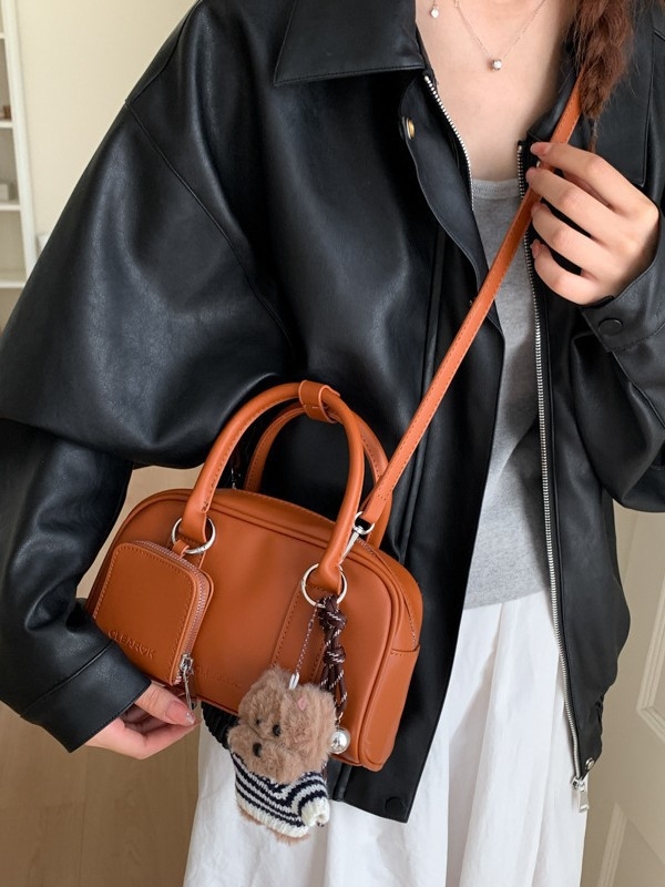 Ženska torba Boston visoke kvalitete, retro stil, svakodnevna i svestrana, s jednom naramenicom i crossbody