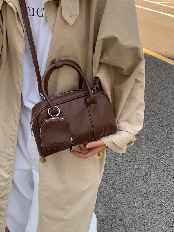 Ženska torba Boston visoke kvalitete, retro stil, svakodnevna i svestrana, s jednom naramenicom i crossbody