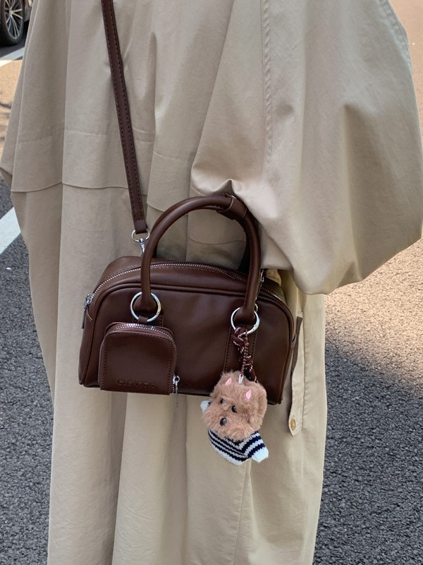 Ženska torba Boston visoke kvalitete, retro stil, svakodnevna i svestrana, s jednom naramenicom i crossbody