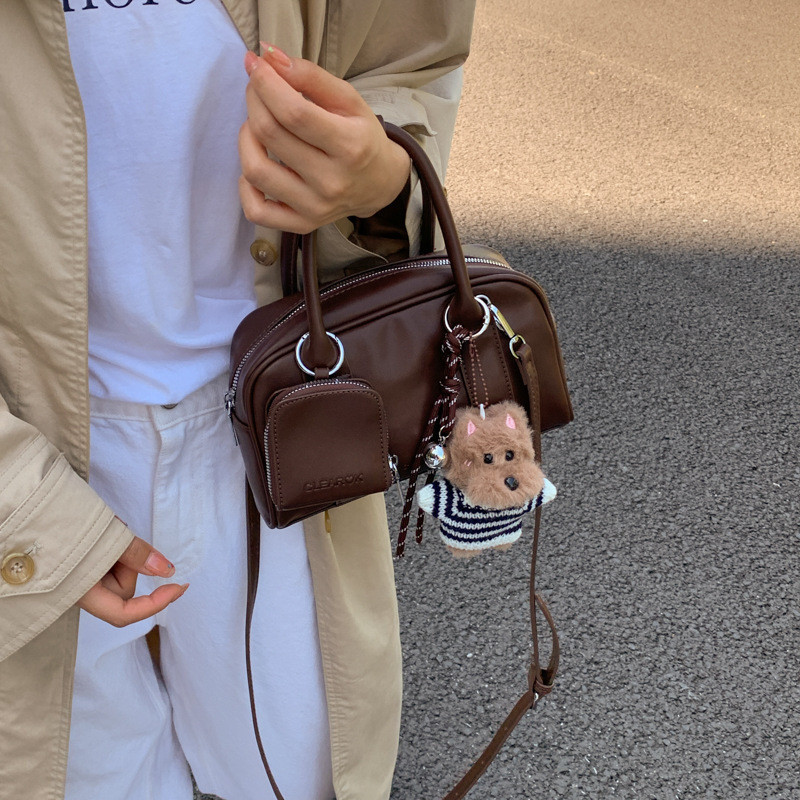 Ženska torba Boston visoke kvalitete, retro stil, svakodnevna i svestrana, s jednom naramenicom i crossbody