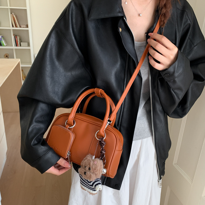 Ženska torba Boston visoke kvalitete, retro stil, svakodnevna i svestrana, s jednom naramenicom i crossbody