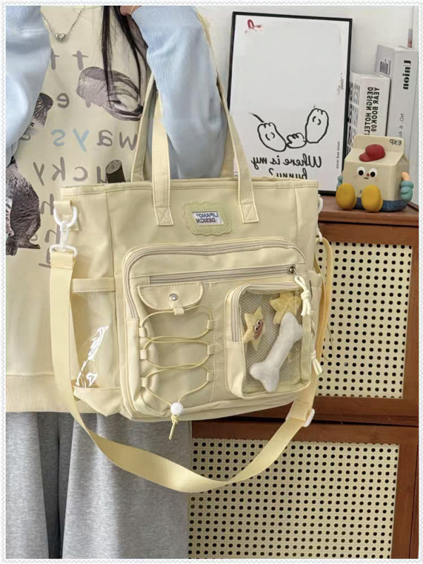 Torba crossbody u japanskom stilu za učenice, velikog kapaciteta, pogodna za nastavu i svakodnevna putovanja