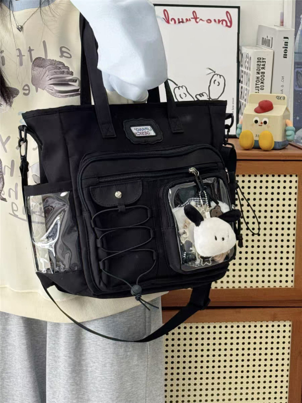 Torba crossbody u japanskom stilu za učenice, velikog kapaciteta, pogodna za nastavu i svakodnevna putovanja