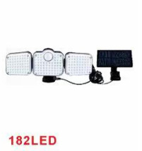 Solarna zidna svjetiljka za vanjski dvorišni put, senzor pokreta i daljinsko upravljanje