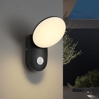 LED εξωτερικός φωτισμός τοίχου με αισθητήρα, αδιάβροχο φως κήπου για αυλή, βεράντα, μπαλκόνι και είσοδο