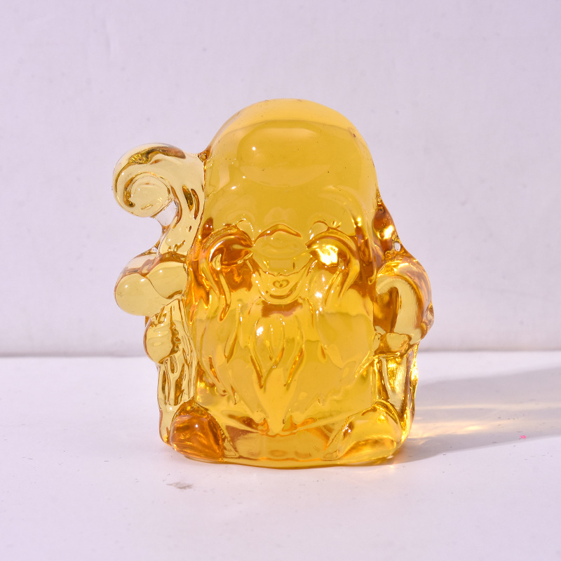 Kristalna figurica boga bogatstva za kućnu dekoraciju i poslovne poklone