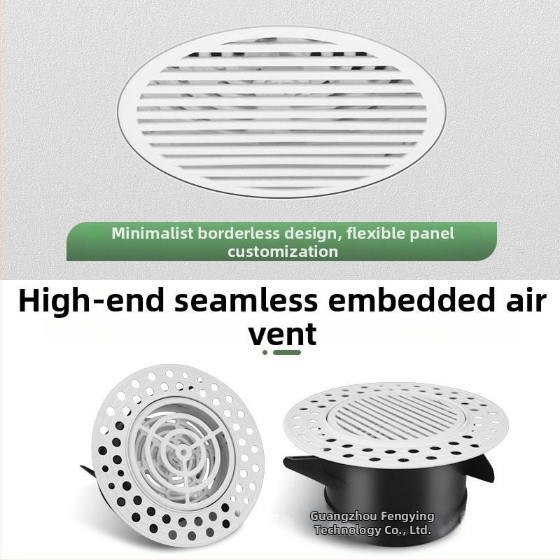 Nastaviteľný bezrámový zabudovaný vetrací otvor Ofenqi, vetracia mriežka ABS pre HVAC