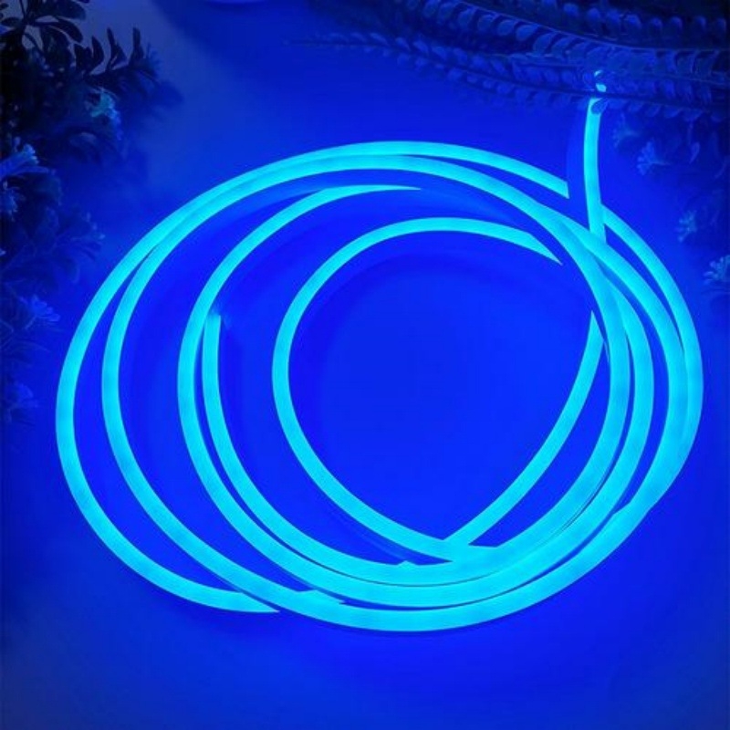 Integrirana LED fleksibilna silikon LED traka, vodootporna za vanjsku upotrebu, s prolazom kabela kroz mekani cijev, linijskog tipa