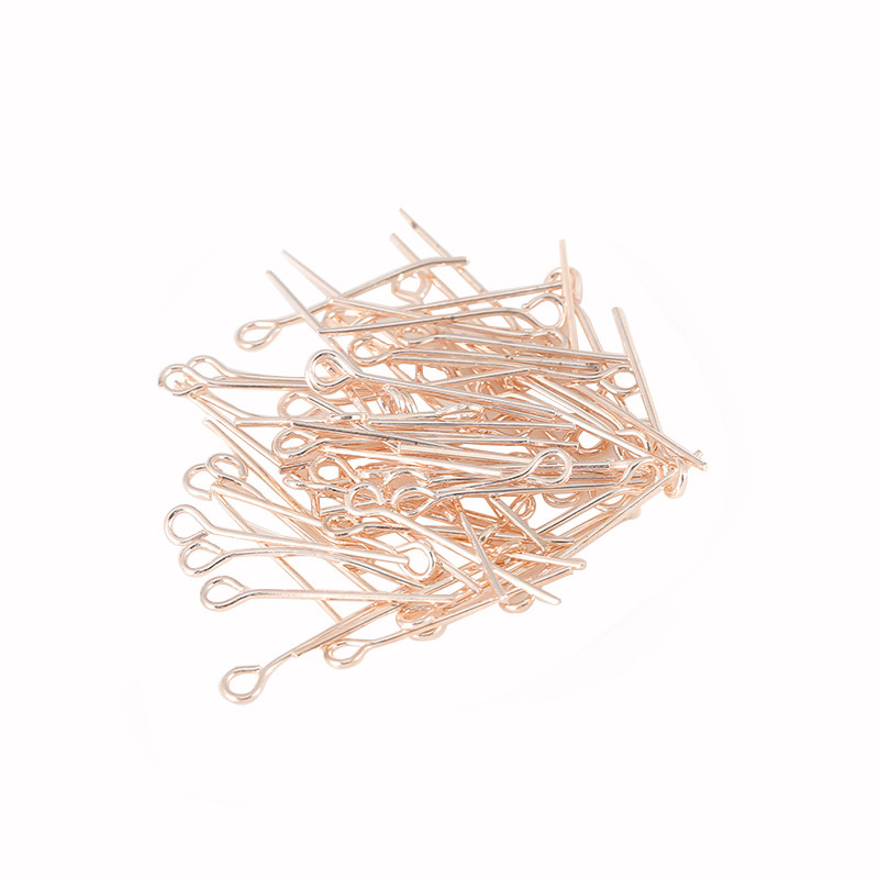 18K zlatno premazane bakrene T-pin igle za izradu nakita – metalni dodaci za DIY
