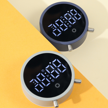 Ceas de birou LED digital ultra-subțire cu alarmă puternică pentru copii și elevi, alimentat la priză, design modern