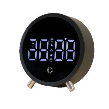 Ceas de birou LED digital ultra-subțire cu alarmă puternică pentru copii și elevi, alimentat la priză, design modern