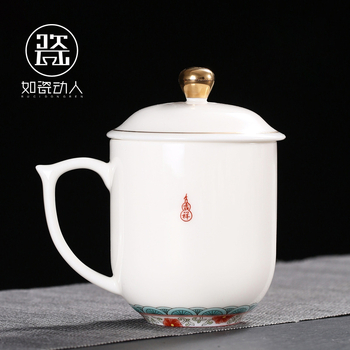 Emailezett színű Kung Fu teáskészlet fehér porcelánból — teáskanna, fedeles teáscsésze és fedeles tál otthoni tea-ceremóniához