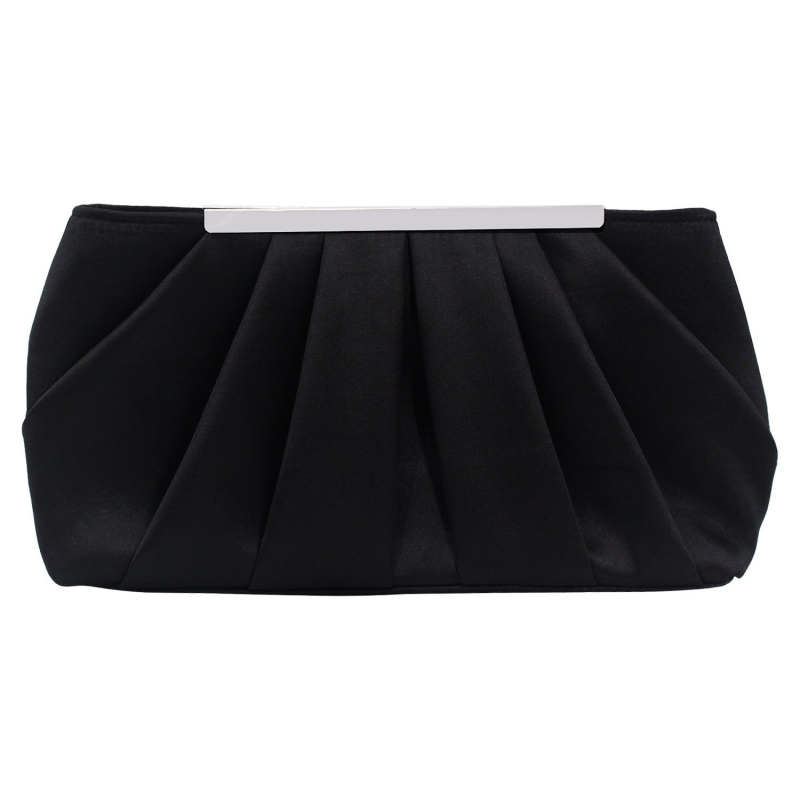 Ženska večernja torbica od svile, s remenom preko ramena, stil kuverte i clutch, sjajan dizajn s izgledom slame