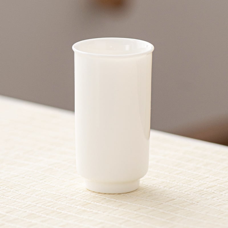 Oolong teás készlet művészi kialakítású aromás pohárral, lila agyagból készült teázó eszközök és fehér porcelán
