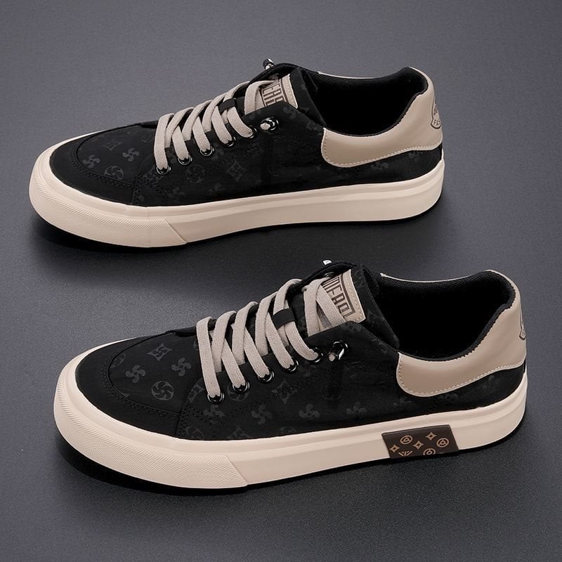 Tavaszi légáteresztő férfi vászoncipők, könnyű mindennapi sneakers