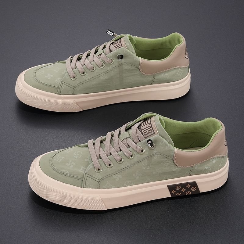 Tavaszi légáteresztő férfi vászoncipők, könnyű mindennapi sneakers