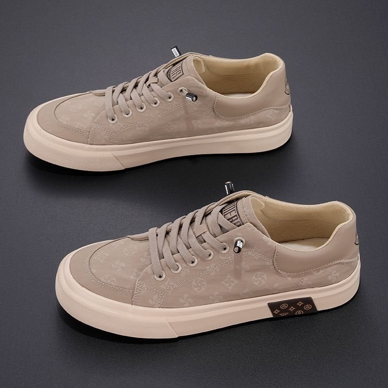 Tavaszi légáteresztő férfi vászoncipők, könnyű mindennapi sneakers