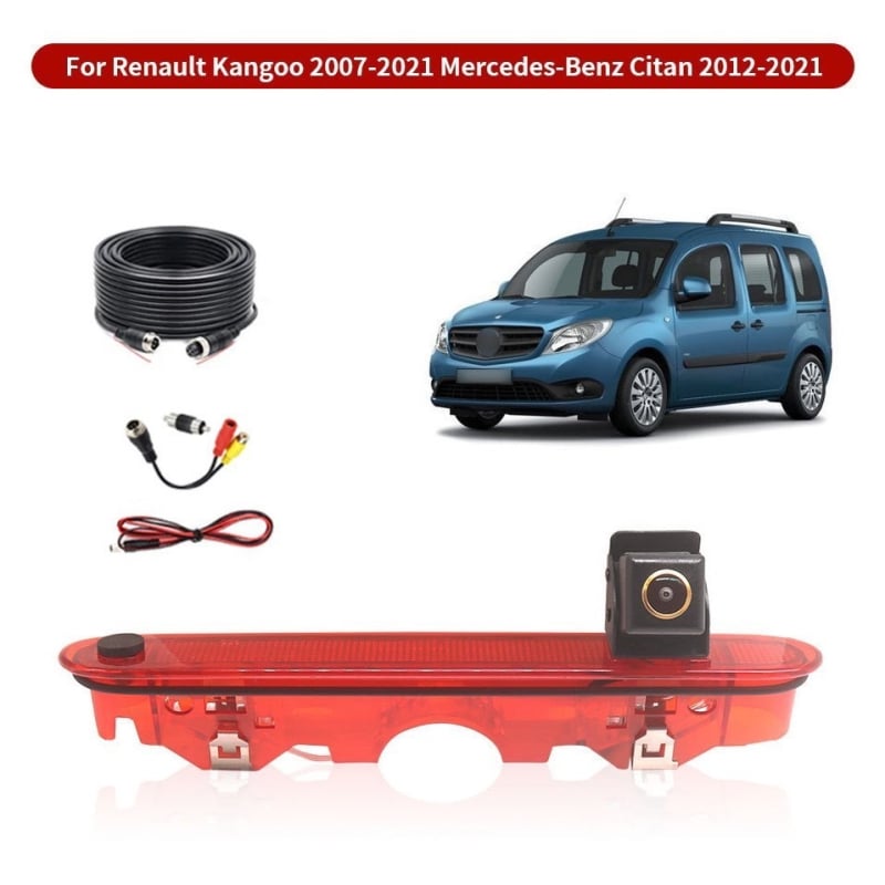 Mercedes‑Benz Citan és Renault Kangoo számára felsőn elhelyezett féklámpa hátrameneti kamerával