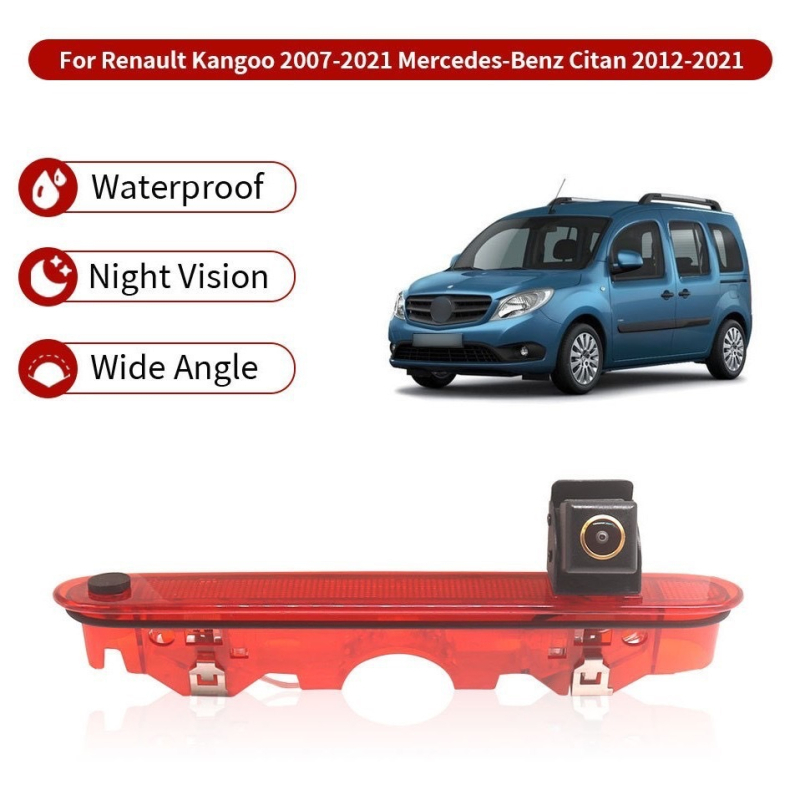 Mercedes‑Benz Citan és Renault Kangoo számára felsőn elhelyezett féklámpa hátrameneti kamerával