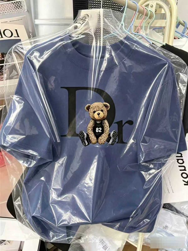 Unisex pamukasta majica kratkih rukava s okruglim izrezom, lagan kroj, karikaturni print