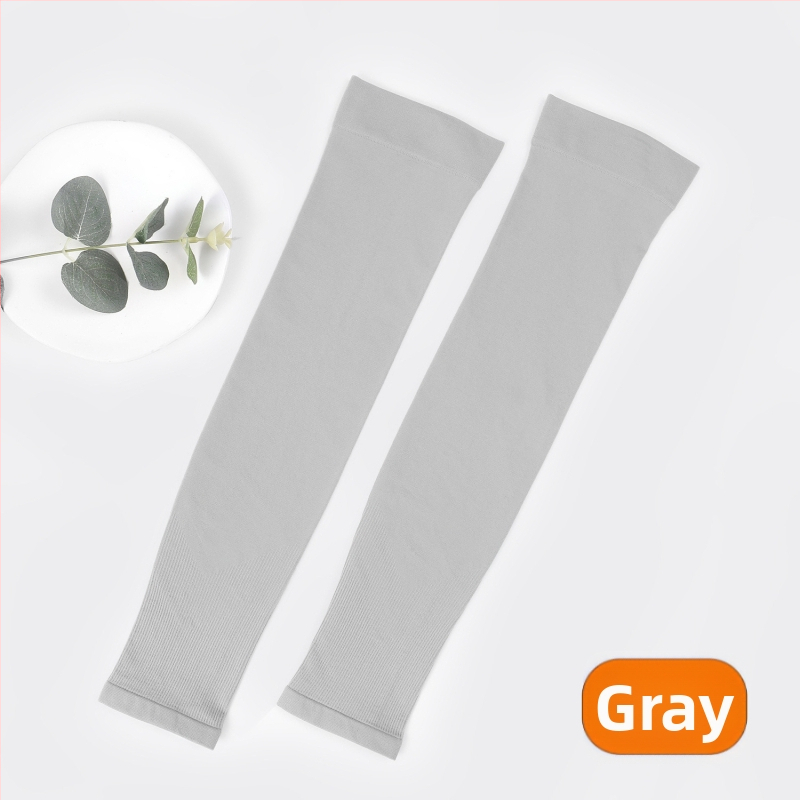 Oversize lélegző ice silk karvédők UV védelemmel, hosszított hosszúságú, nyári vezetéshez
