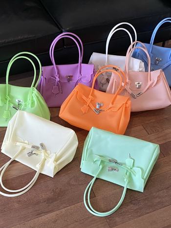 Kiikii-inspirirana Jelly torba, velika zapremina TPU torba za rame s dvostrukim remenima, prilagodba u malim serijama