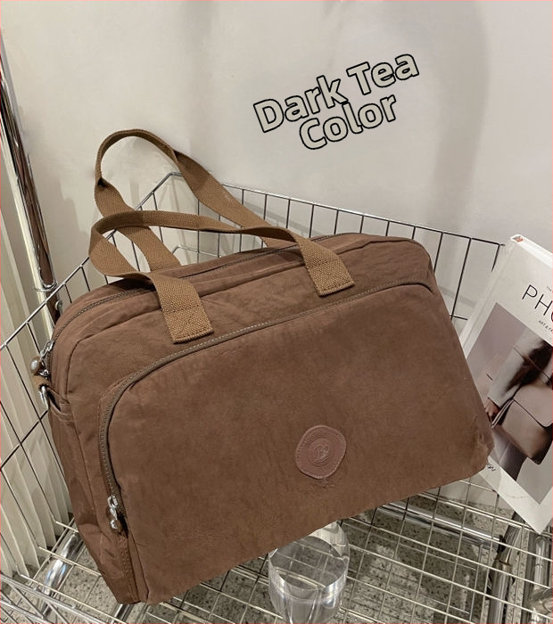 Geantă tote de călătorie cu capacitate mare, compatibilă cu bagajele pe role, casual și versatil, purtare în mână, pe umăr sau crossbody