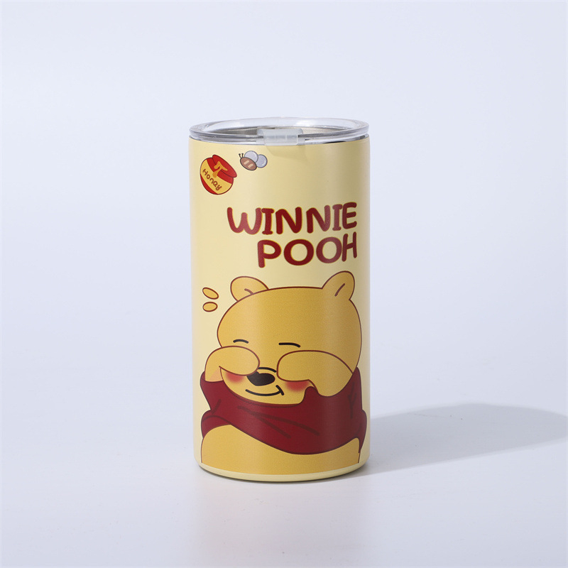 Rozsdamentes acélból készült termosz kávés pohár szívószállal, hordozható és elegáns, melegen tartja vagy hideget.