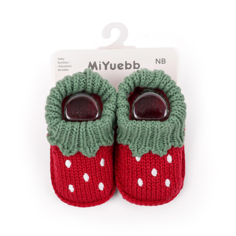 Pantofi de bebeluș cu model desen animat, tricot din lână, moi și confortabili, 0–3 luni