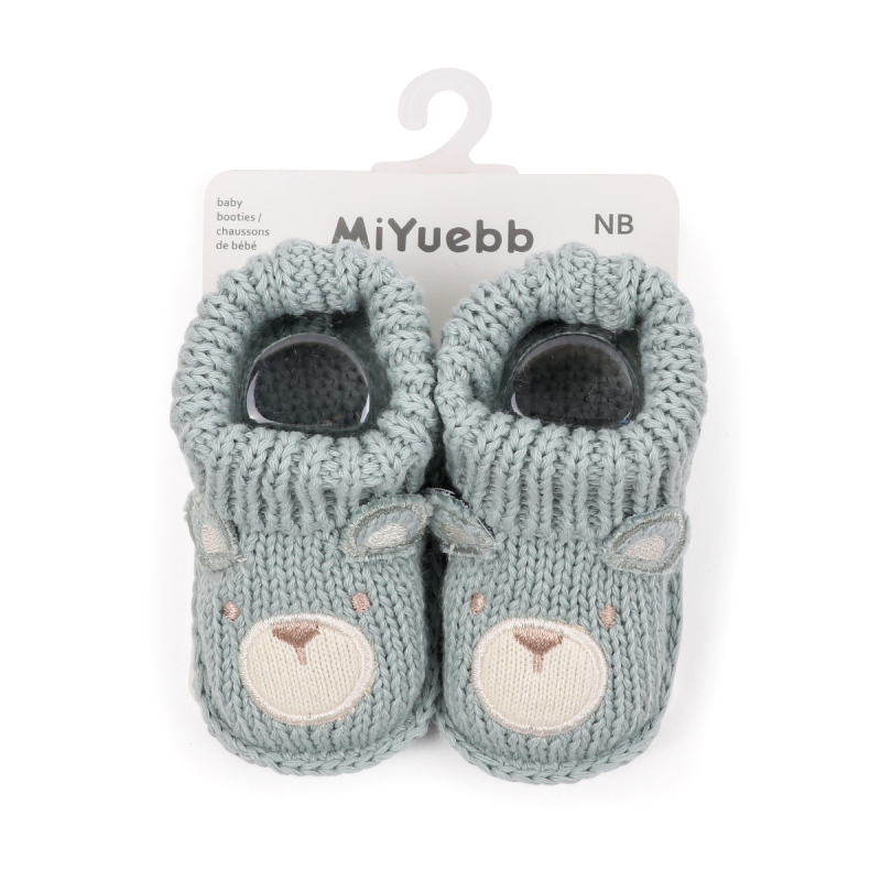 Pantofi de bebeluș cu model desen animat, tricot din lână, moi și confortabili, 0–3 luni