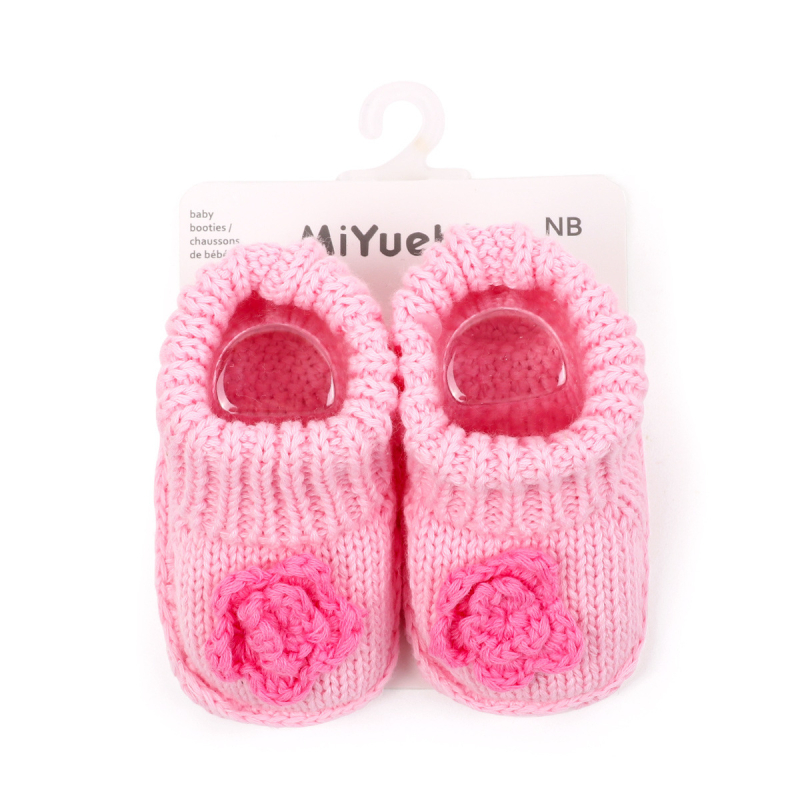 Pantofi de bebeluș cu model desen animat, tricot din lână, moi și confortabili, 0–3 luni