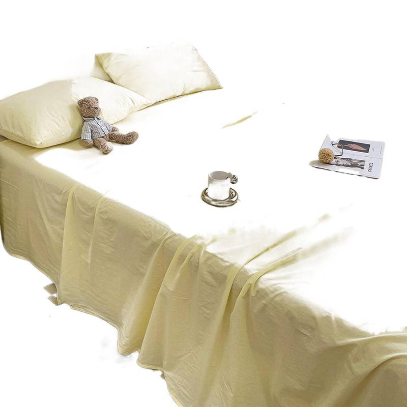 Egyszemélyes ágyhoz való viszkóz lepedő, egyszínű, vastított, minimalist stílus.