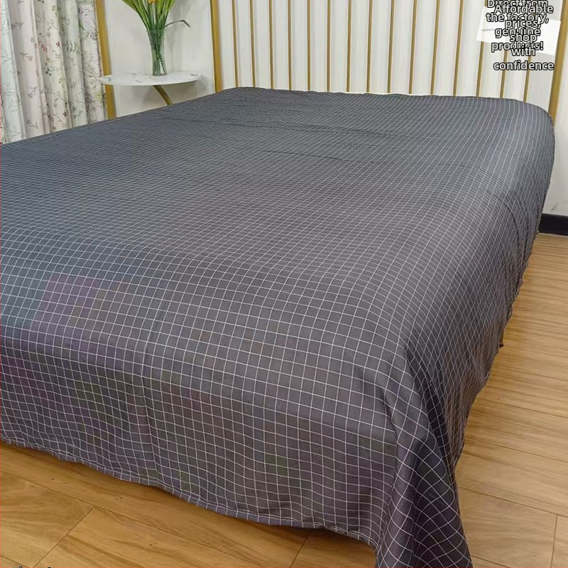 Egyszemélyes ágyhoz való viszkóz lepedő, egyszínű, vastított, minimalist stílus.