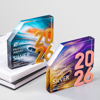 2026 visokokvalitetni kristalni trofej – izvanredan tim zaposlenika, memorijalna medalja s besplatnim graviranjem za godišnju svečanost