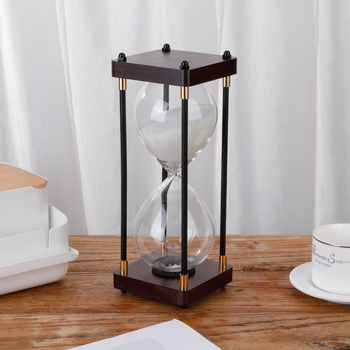 Clepsidră retro, ornament pentru birou, timer de 30/60 minute, decor de masă creativ, cadou pentru Ziua Îndrăgostiților Chineze
