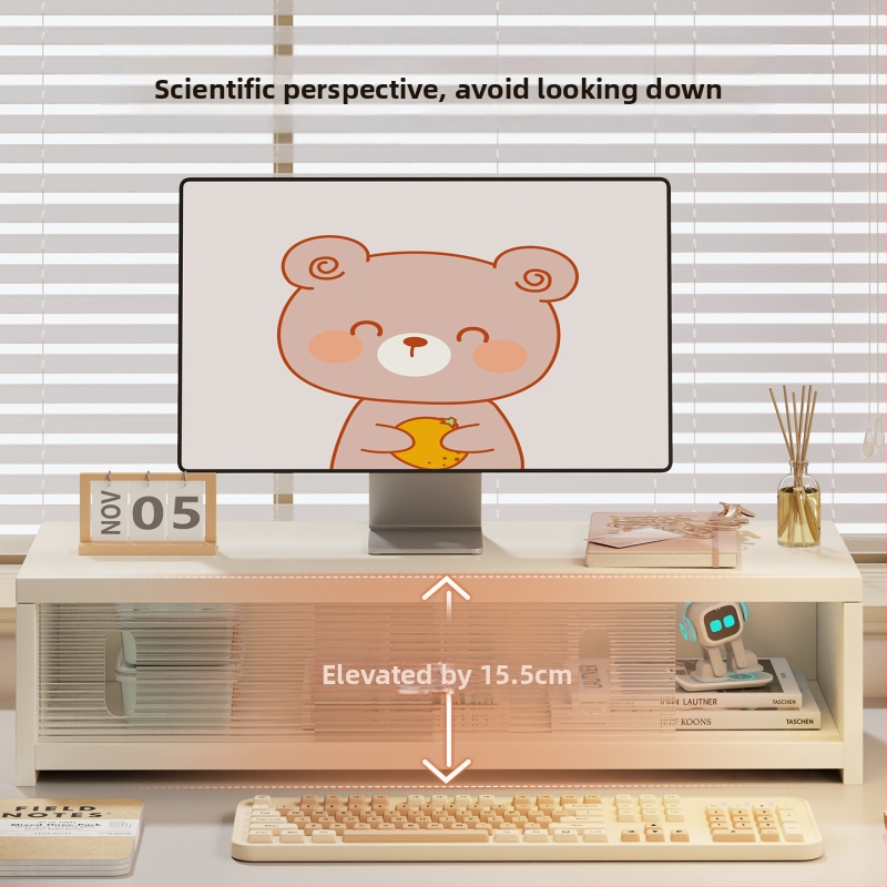 Podstavec pod monitor so zásuvkou