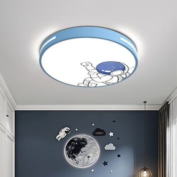 LED таванна лампа за детска стая, защита на зрението, модерен минималистичен стил, висока яркост
