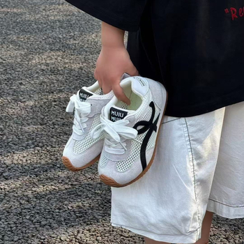 Pantofi copii Forrest Gump din plasă respirabilă, stil coreean, primăvară-vară 2026, pantofi de alergare