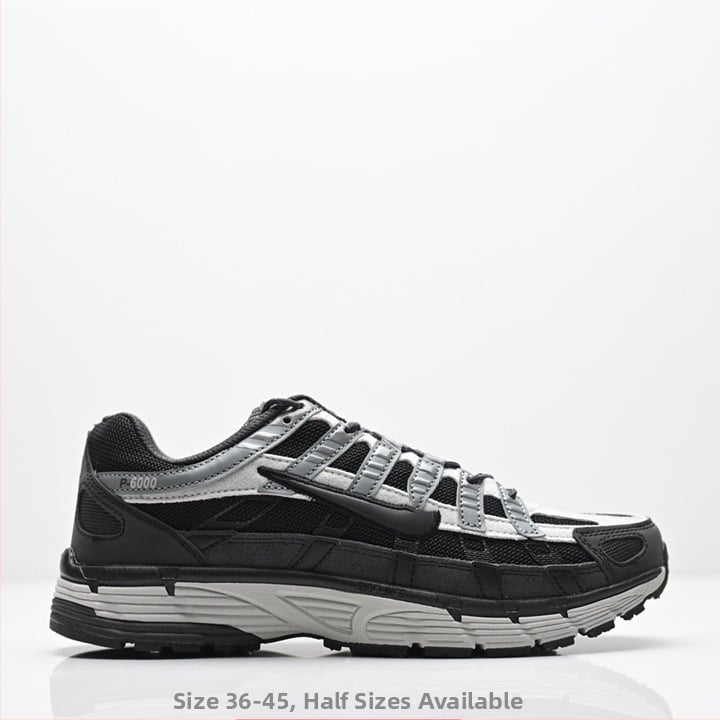 P-6000 Pantofi retro tip dad, partea superioară din plasă respirabilă, talpă groasă pentru înălțime suplimentară, încălțăminte sport casual, unisex