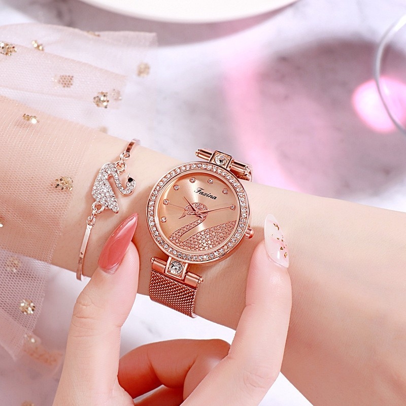 Little Swan női óra — könnyű luxus, szűk körű elegáns minimalistikus dizájn, diákoknak