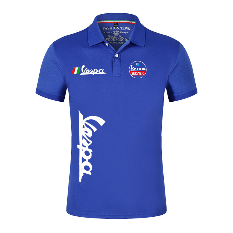 2024 лято Мъжка поло риза с автомобилно лого, висок клас, ежедневен стил
