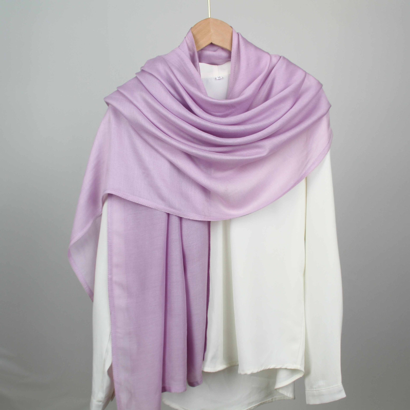 Ženski modalni šal jedne boje, 70×180 cm, lagano štiti od sunca, retro stil, 2025