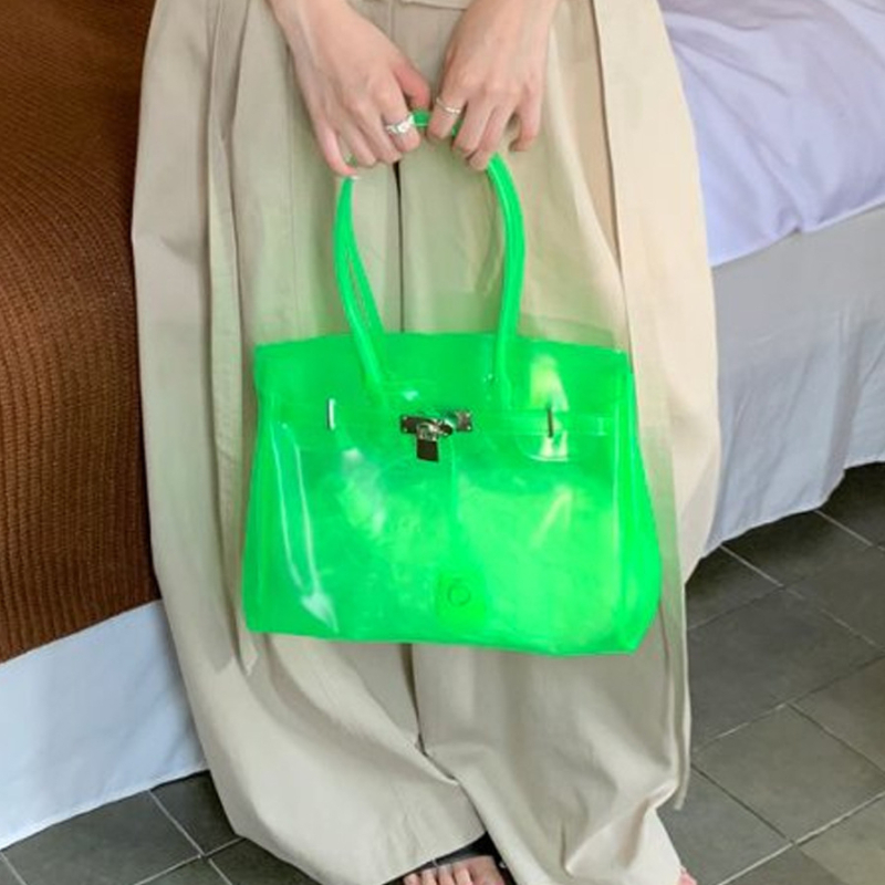 Kiiikiii Geantă Jelly mică Kelly Tote pentru femei