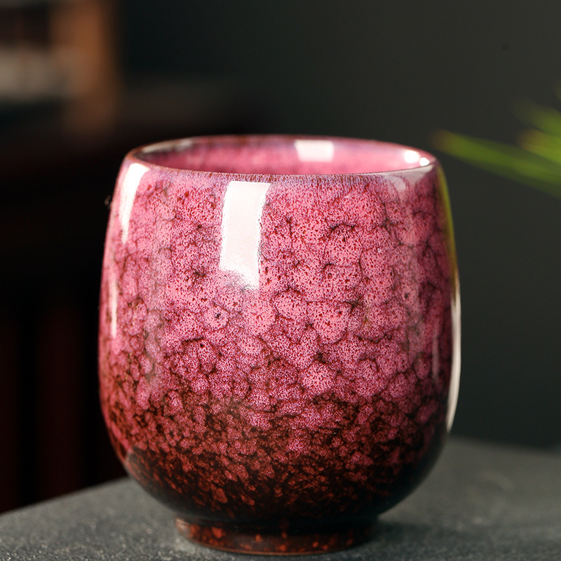 Tianmu Jianzhan porcelán teás/kávés pohár, kerámia, kemencés máz, egyes pohár, mester pohár, különféle tea tálak